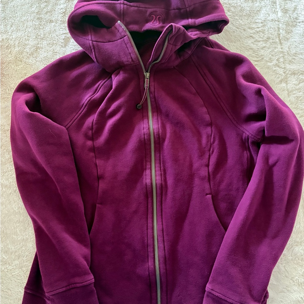 Lululemon full zip scuba jacket size 10